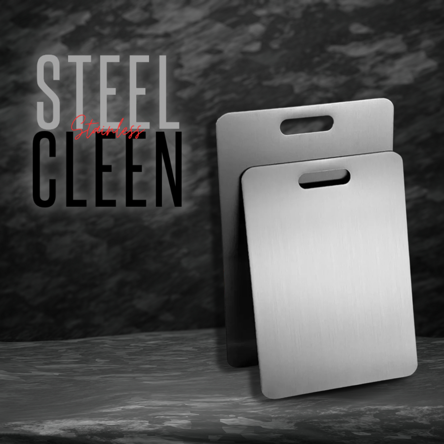 Steel Cleen - Stainless steel chopping board