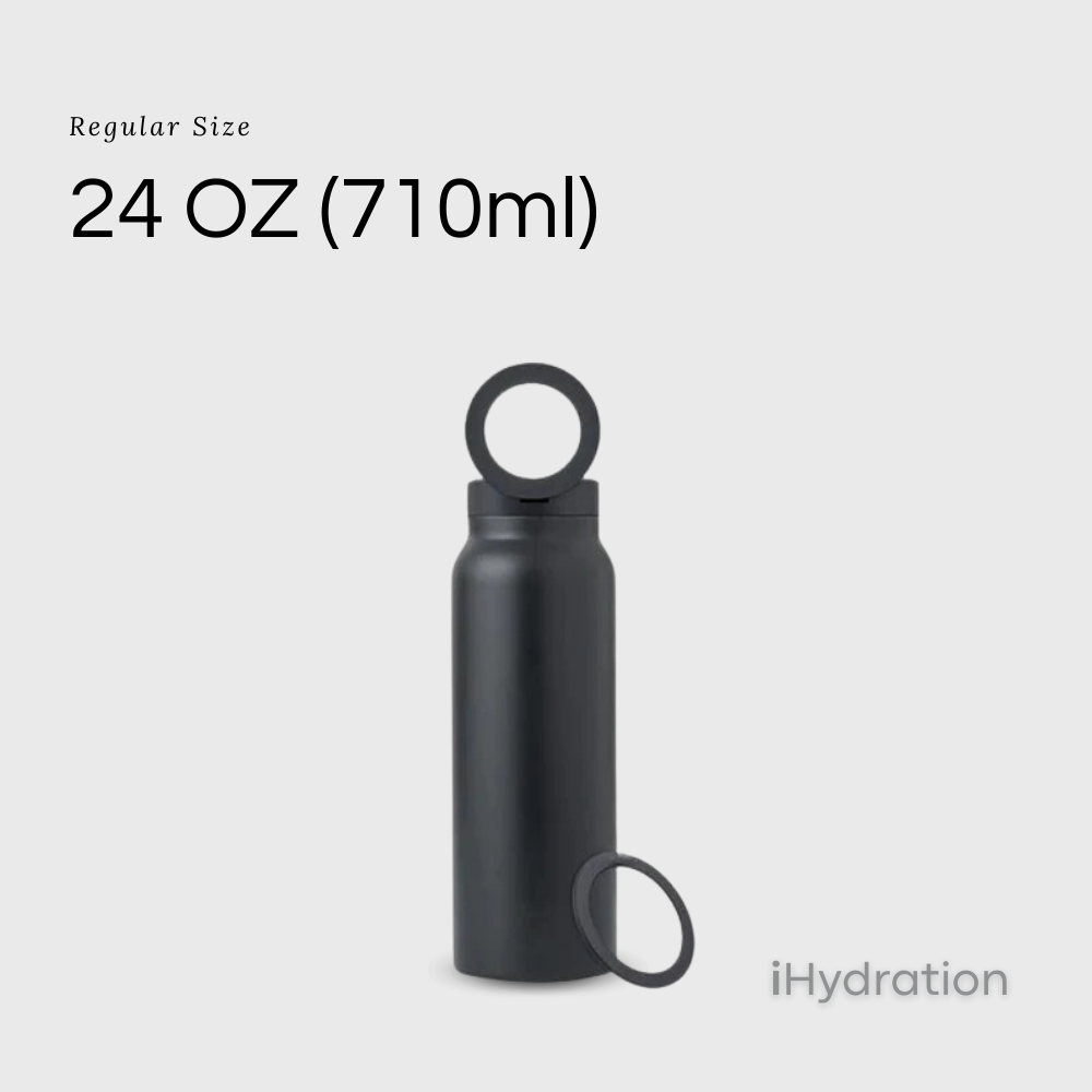 iHydration – Drinking Bottle with Magnetic Phone Holder