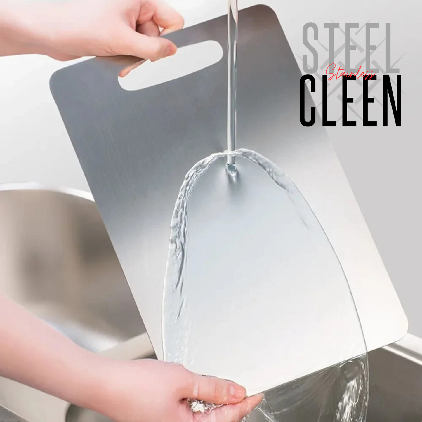 Steel Cleen - Stainless steel chopping board