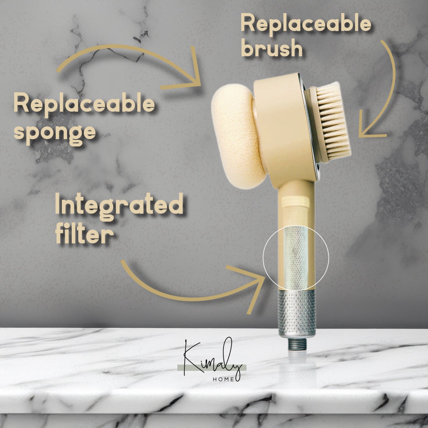 AquaLuxe Sense - Purifying Shower Head