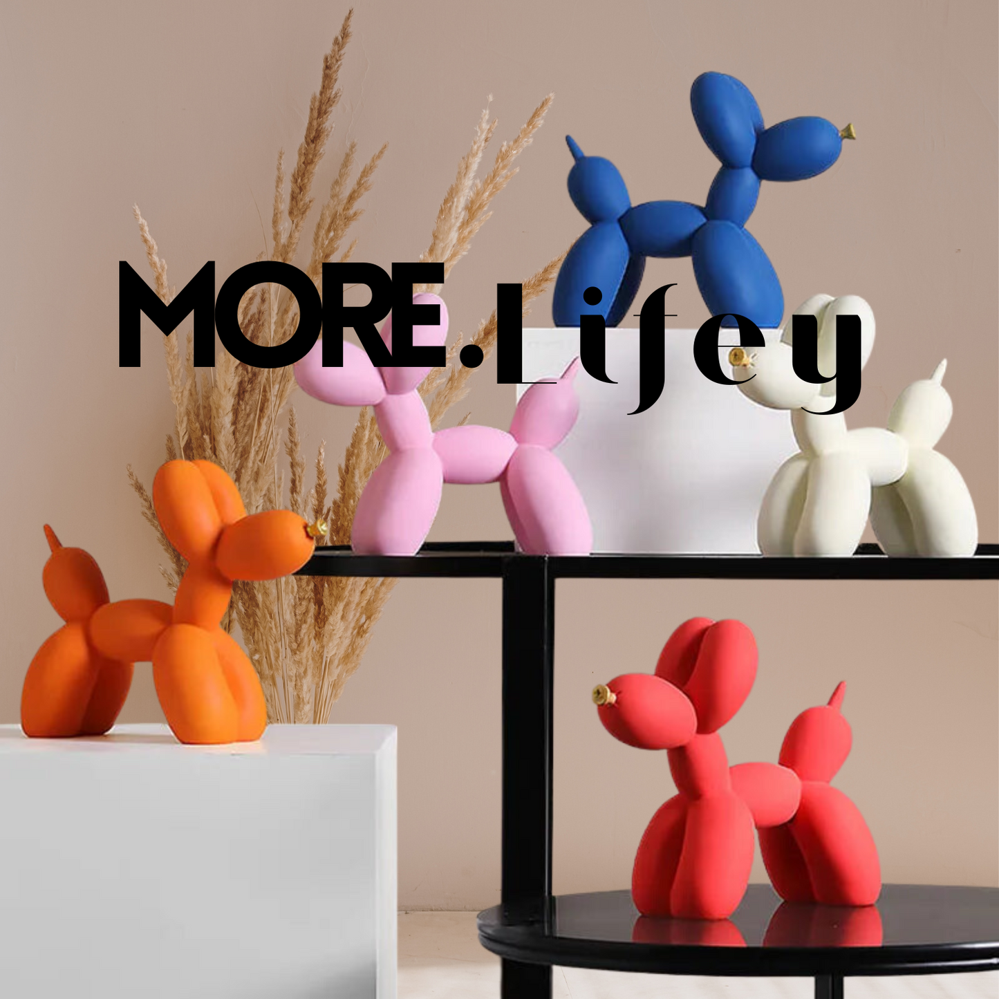 More • Lifey - Balloon Dog Figurine