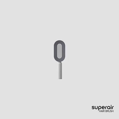 SuperAir - Hair Brush (One-Key Self Cleaning Hair)